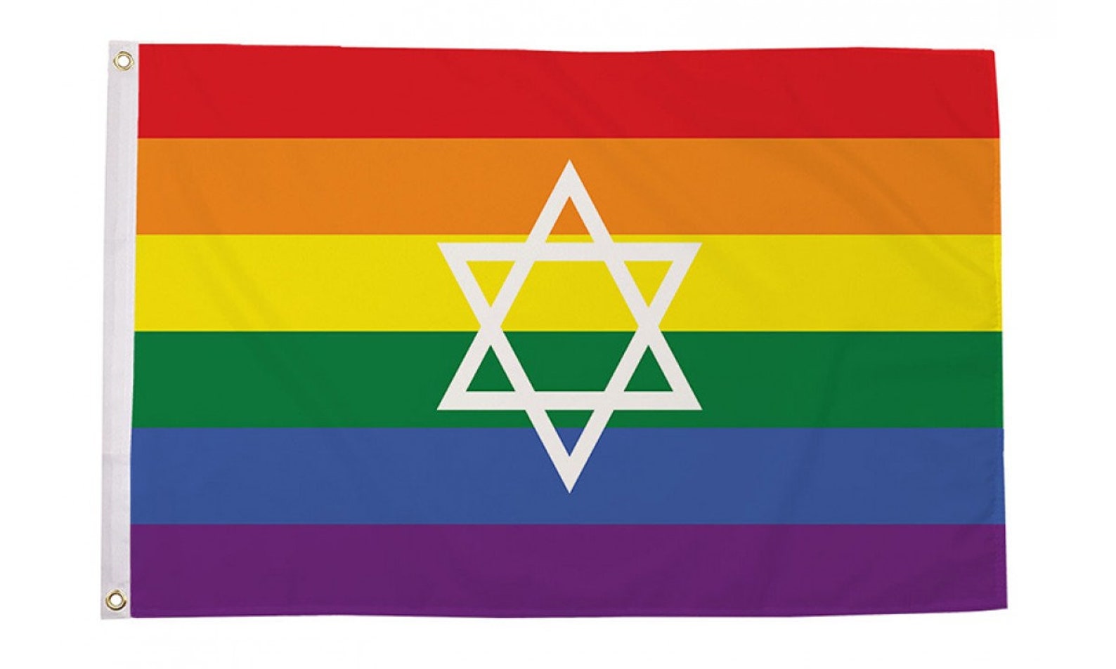 Star of David Rainbow Flag Large 5 x 3 FT LGBTQ Gay Pride | Etsy