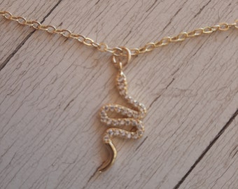 Necklace Snake Charm Pendant