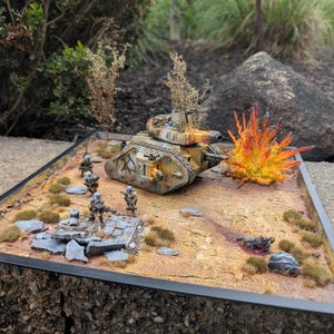 Diorama Astra Militarum Tallarn Desert Theme