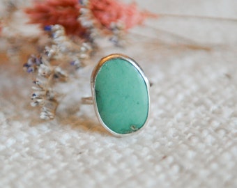 Size 7 - Broken Arrow Variscite Ring