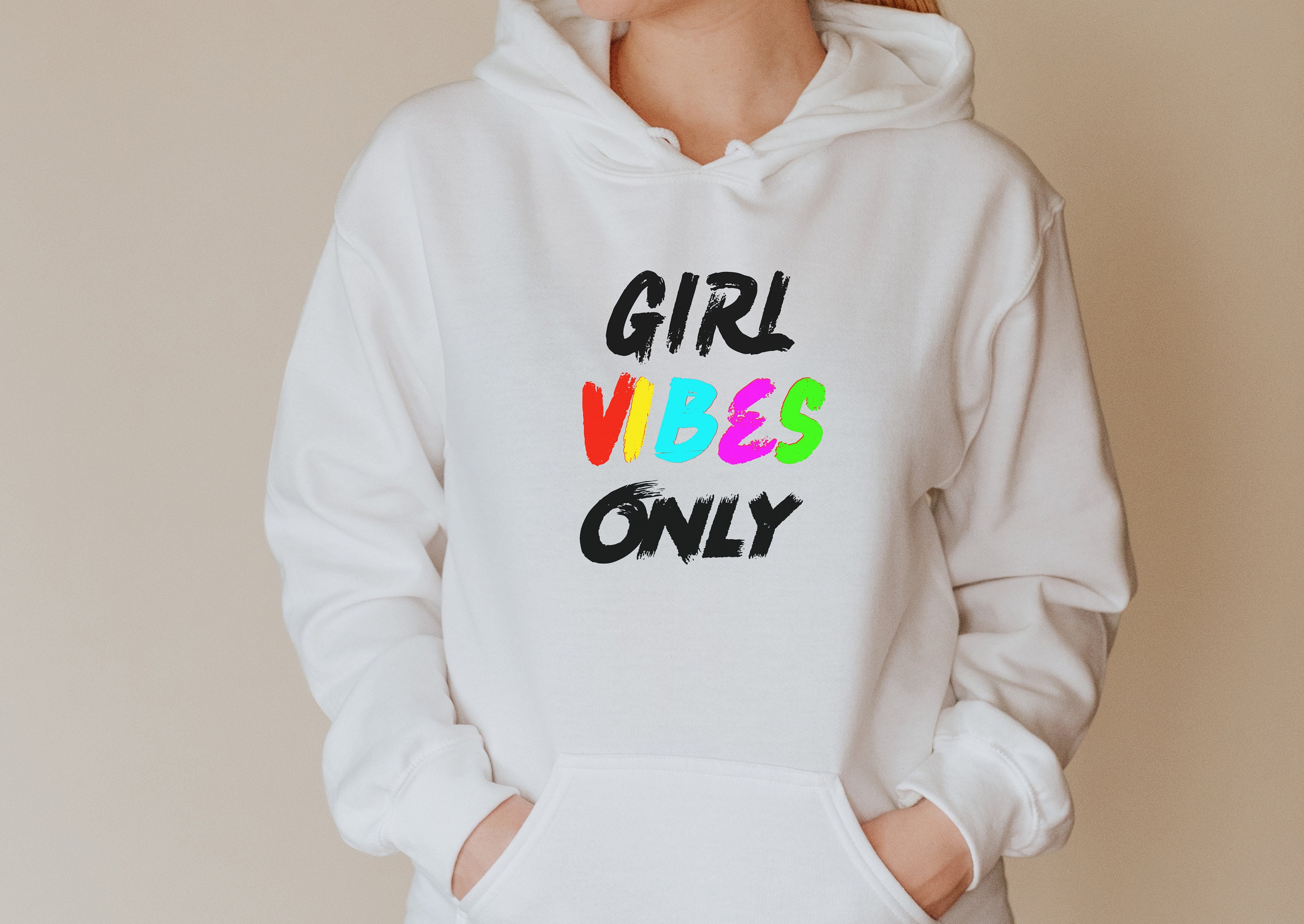 Girl Vibes Only Hoodie Good vibes kindness hoodie Etsy