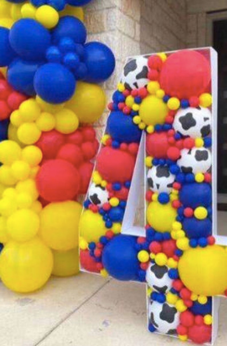 Giant 09 Balloon Mosaic PRECUT Kits 3ft Tall Foam Board DIY Etsy Canada