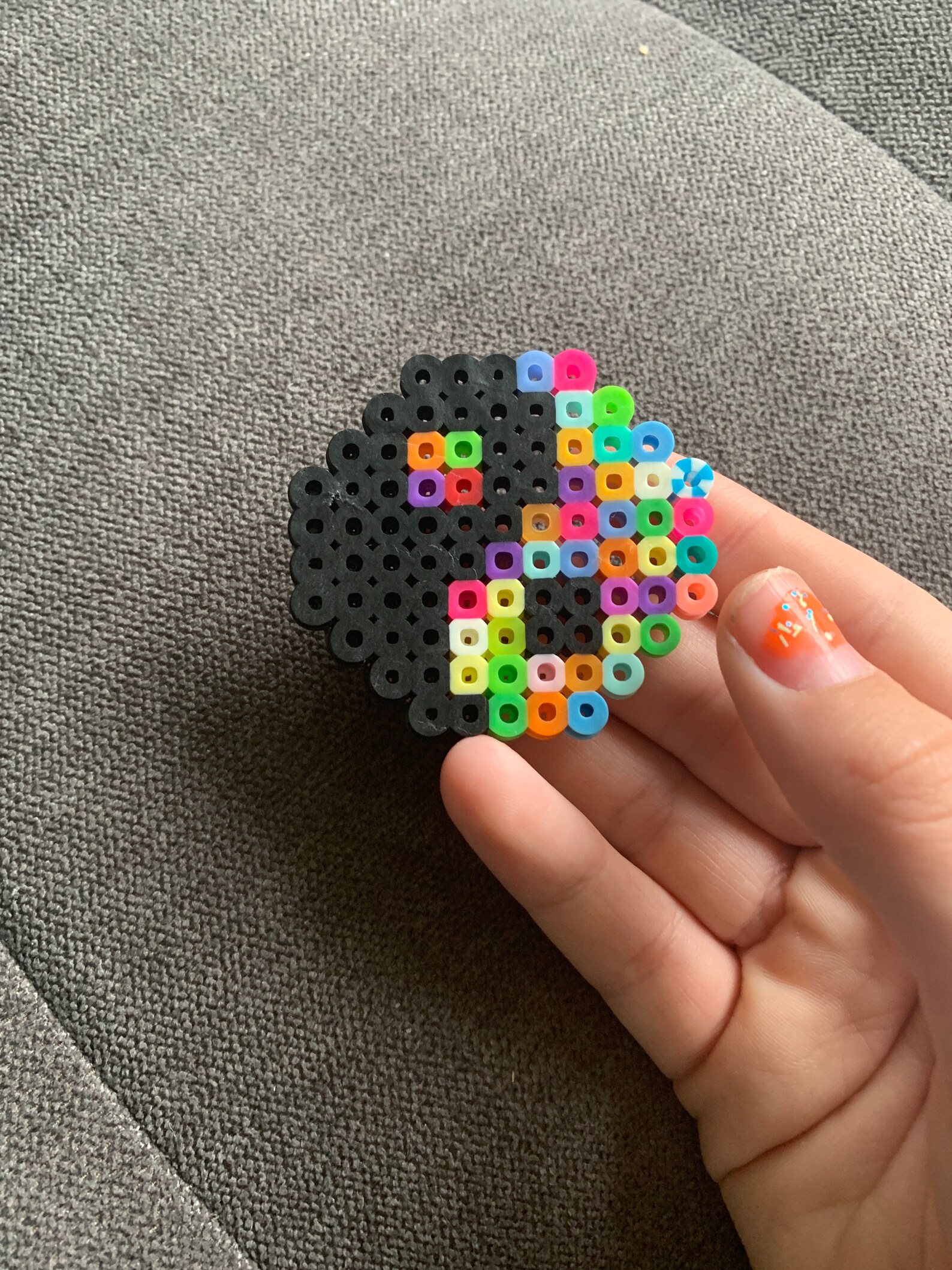 Yin Yang Colorful Perler Beads Etsy