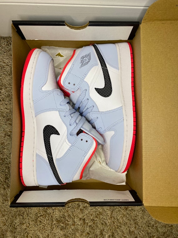 jordan 1 blue polka dot