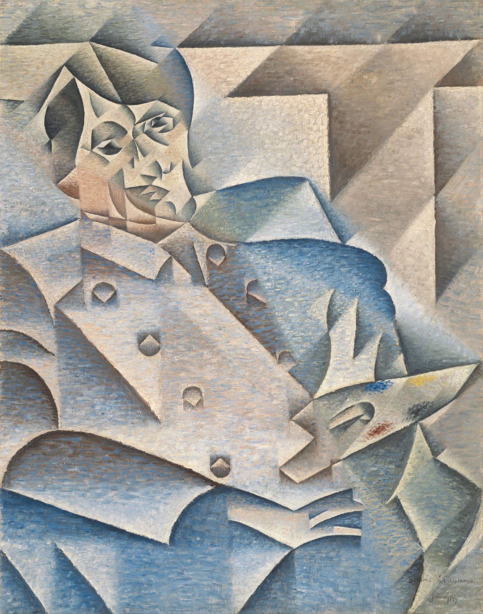 Portrait Of Pablo Picasso By Juan Gris
