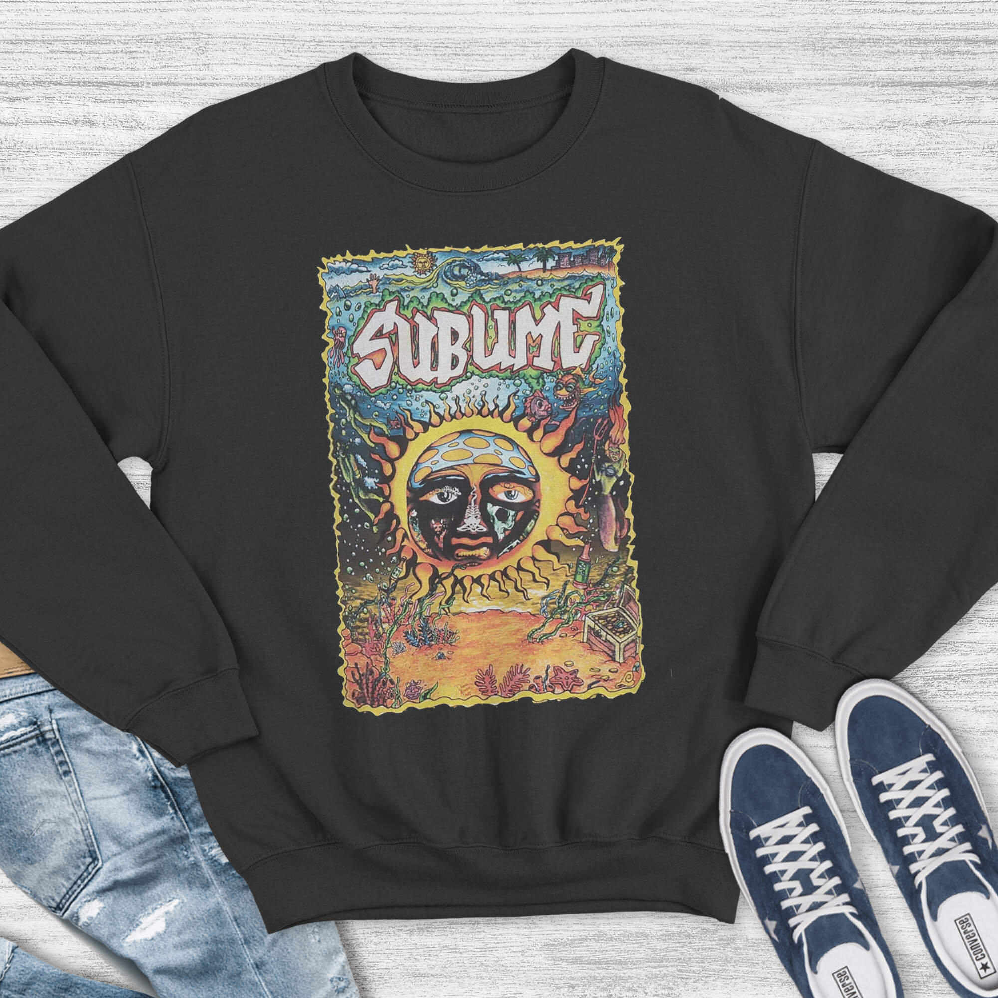 Sublime Band Sweatshirt Rock and Roll sublieme VROUWEN Etsy