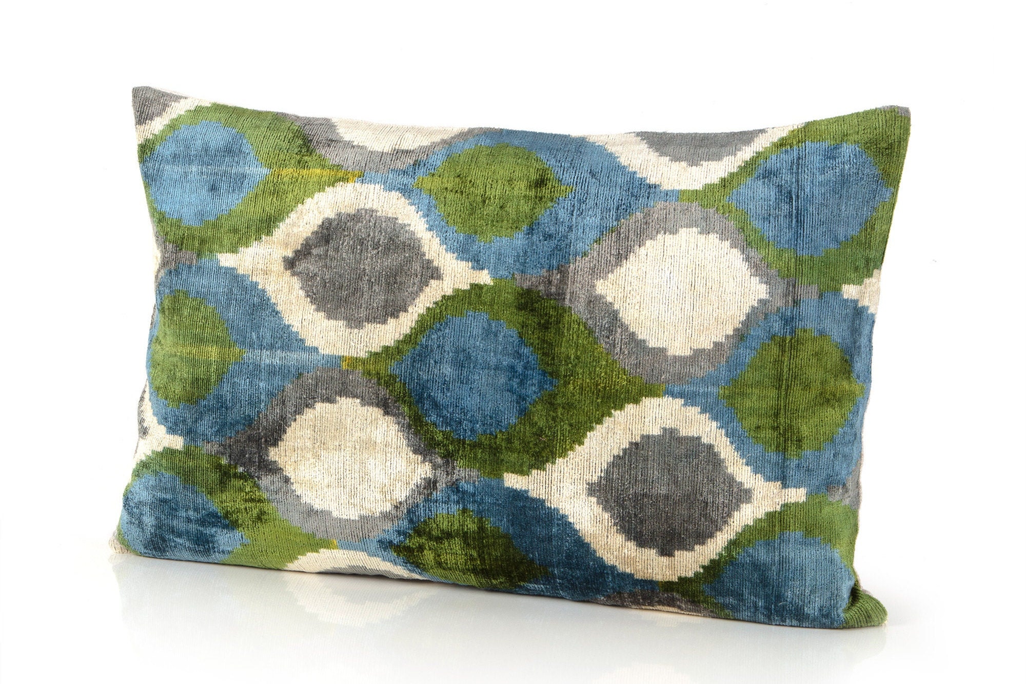 Pottery Barn Teen Ikat Dot Pillow Cover – 16x16, Embroidered, Multicolor, NWT