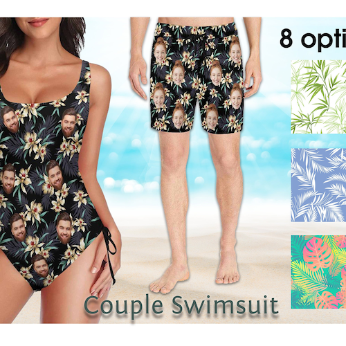 Custom Swimsuit Bathing Suit Face Bikini Personalized Face Etsy