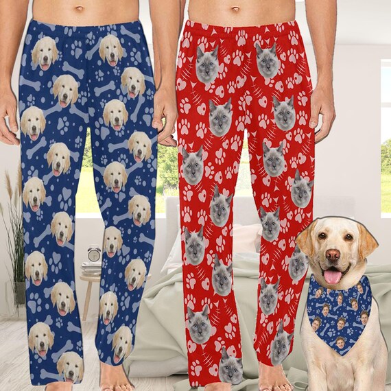 Pajama pants with dog face new arrivals