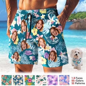 Custom Face Swim Trunks: Personalized Men&#39;s Bathing Suit