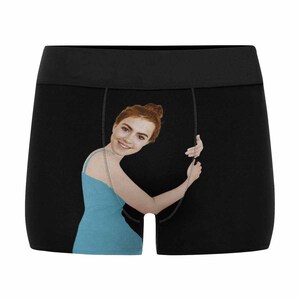 Personalized Men Boxer Briefs,anniversary Gift for Him/boyfriend/husband,hug Custom Face Boxers ...