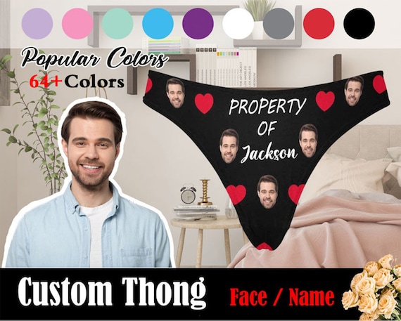Custom Underwear Women, Custom Thongs Women, Custom Thong With