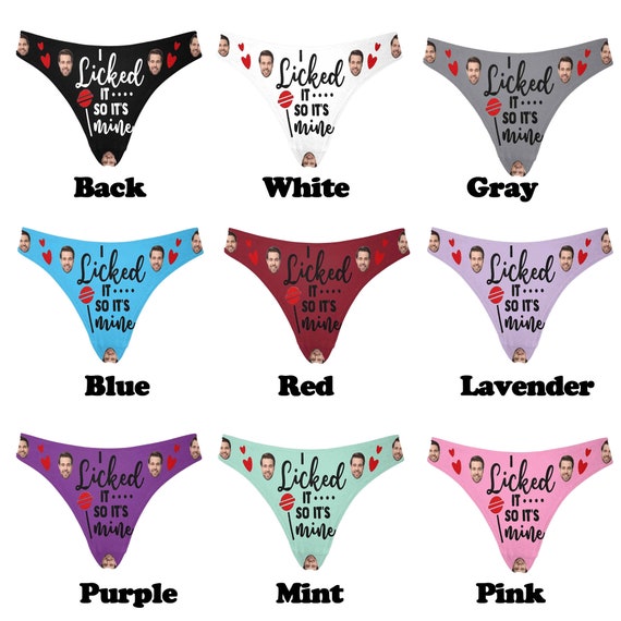 Personalized Photo Thong, Personalized Panties for Women With Face