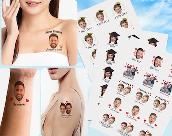 Custom Face Temporary Tattoos: Personalized Party Favors