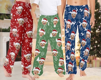 Custom Pajama Pants, Custom Christmas Pajama Pants, Xmas Eve Family Matching Pajamas Pants, Matching Holiday Pajamas, Custom Christmas Gifts