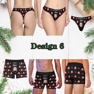 Custom Face Briefs, Custom Photo On Underwear For Women Men, Custom Thong With Name, Custom Thong Underwear, Valentines Gift / Wedding Gift image 9