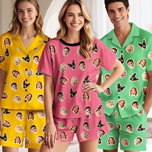 Custom Face Pajamas: Personalized Photo Pajama Set
