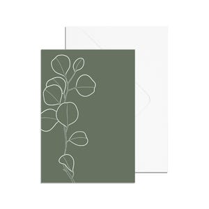 A6 Silver Dollar Eucalyptus 2 Card