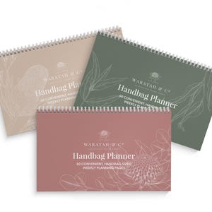 Handbag Planners - Week to a Page - 3 Colours