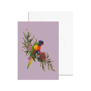 A6 Rainbow Lorikeet Card