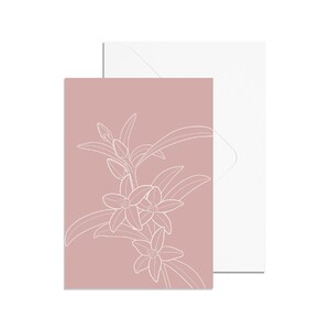 A6 Waxflower Card