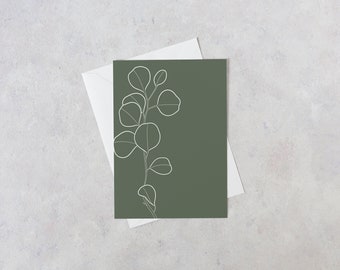 A6 Silver Dollar Eucalyptus 2 Card