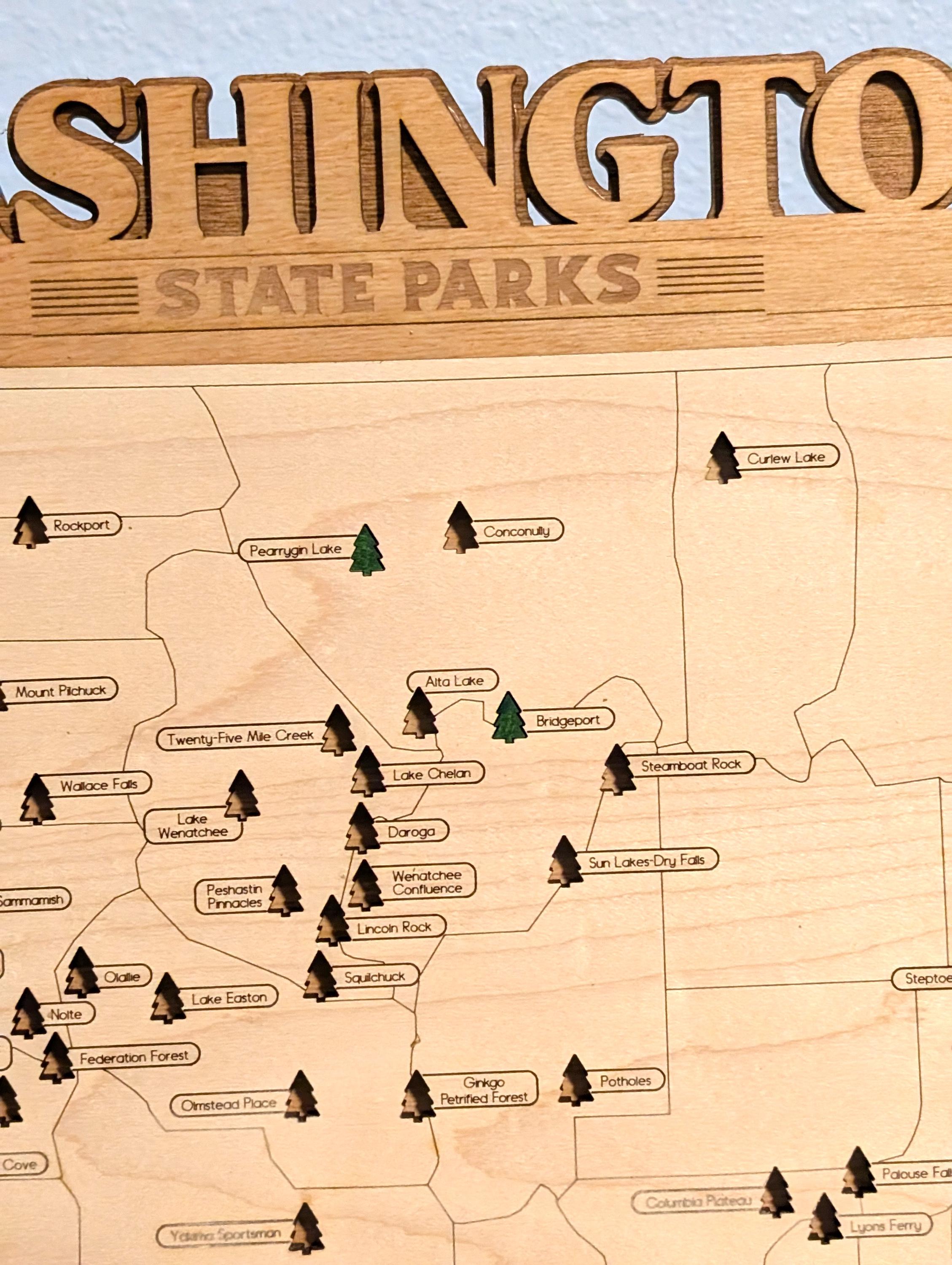 Washington State Parks Interactive Map, Tracking Travel, Outdoor ...