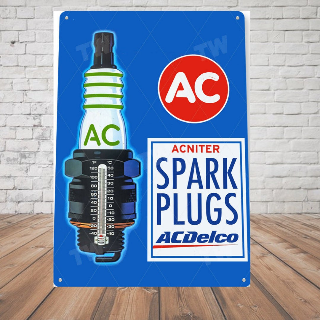 Ac Spark Plug Sign - Etsy