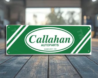Vintage Auto Parts Tin Sign Garage Wall Decor Rustic Metal Mechanic Shop Decor Car Repair Man Cave Gift Petrol Era Sign