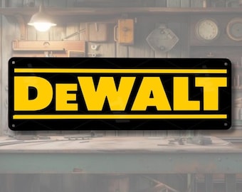 Tool Garage Tin Sign Man Cave Metal Sign Wall Decor for Shop or Workshop Funny Tools Sign for Guys Handyman Gift for Him Workbench Decor