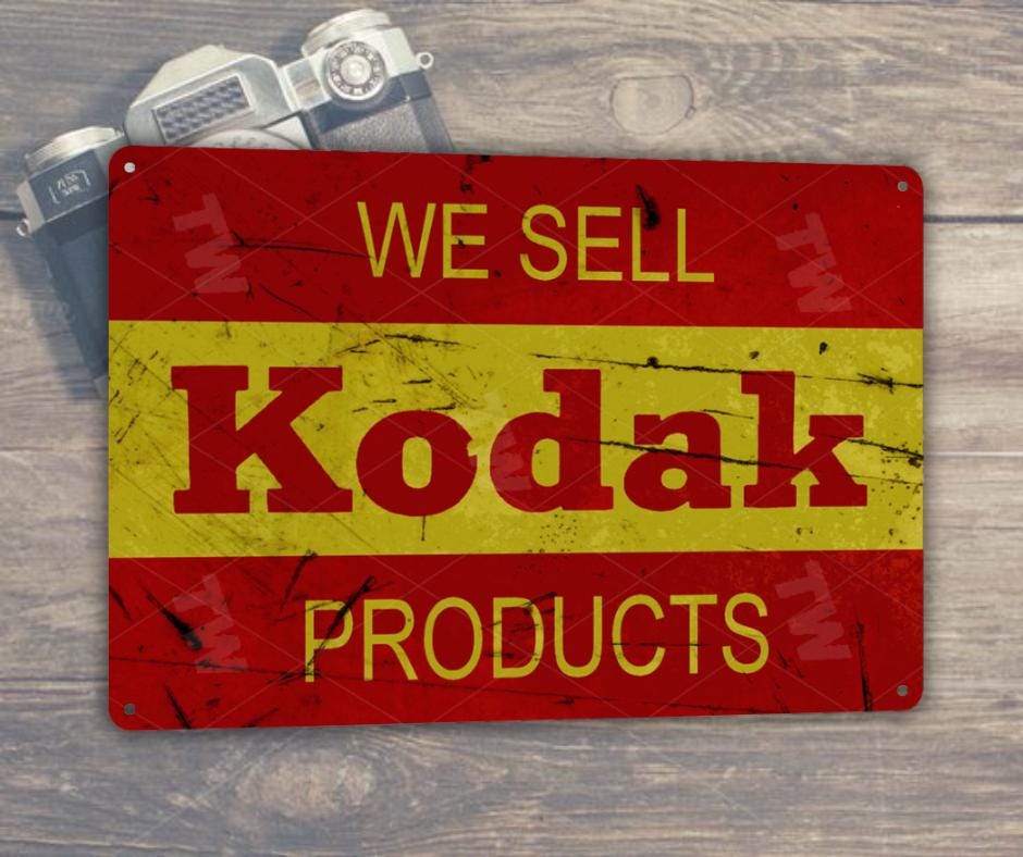 Vintage Kodak Sign - Etsy