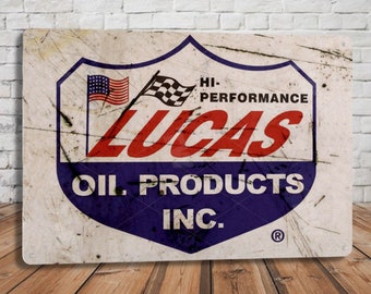 Vintage Motor Oil Sign Retro Garage Wall Decor Performance Racing Oil Tin Sign Automotive Shop Wall Art Man Cave Decor