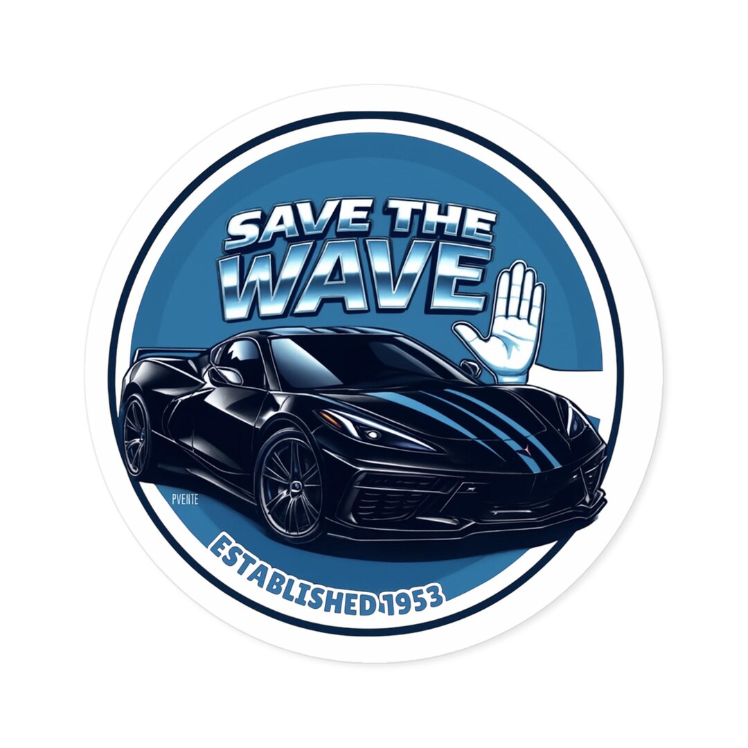 Corvette Sticker 8th Gen Corvette Decal C8 Corvette Window Gift for ...