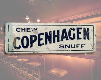 Vintage Tobacco Sign Metal Tin Sign Retro Bar Wall Decor Man Cave Wall Art Rustic Farmhouse Decor Country Wall Decor Garage Decor Gift for