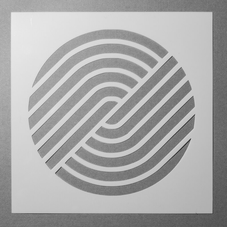Abstract Crop Circle Stencil