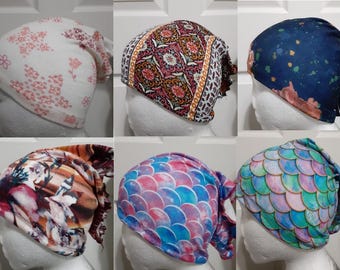 tube headband for under hijab stretch brushed jersey