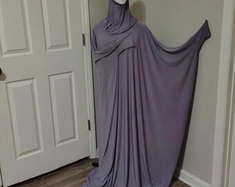 Fault in fabric please read Prayer garment - one piece- plus size- dusty lavender -ity