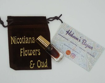 Nicotiana Flowers with Oudh & Musk - perfume - 4ml - alcohol free - roll on