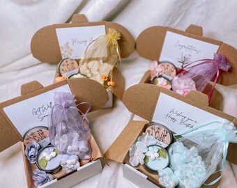 Choose Colour & Scent Handmade Soy Seashell Shaped Wax Melts x 15 Gift Box Home Decor Birthday Gifts