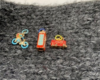 England charm stitch markers with Jump ring