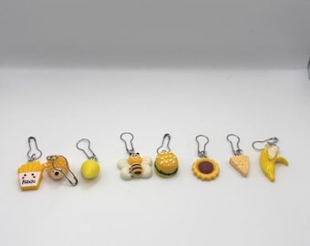 Summer Fun Stitch Markers Bulb Closure