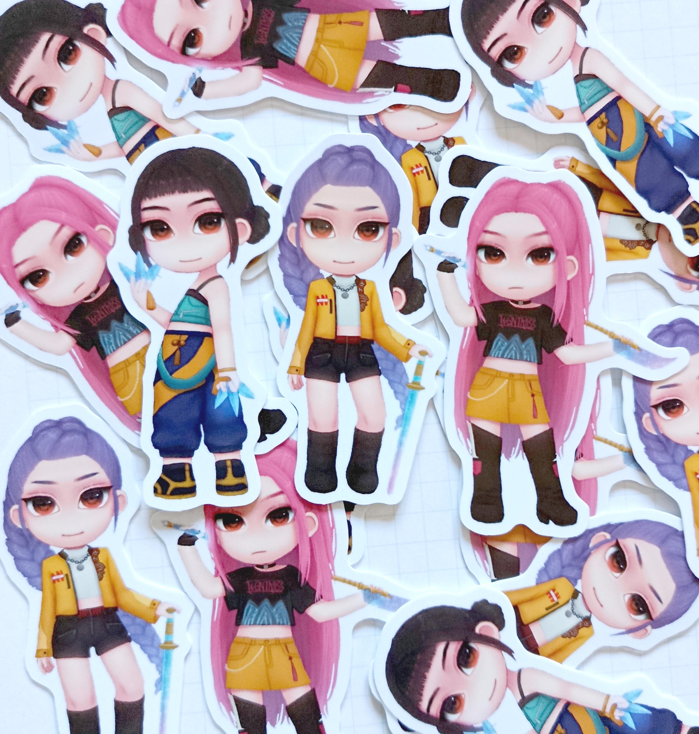 KPOP Demon Hunters Stickers | Mira | Rumi | Zoey - Etsy