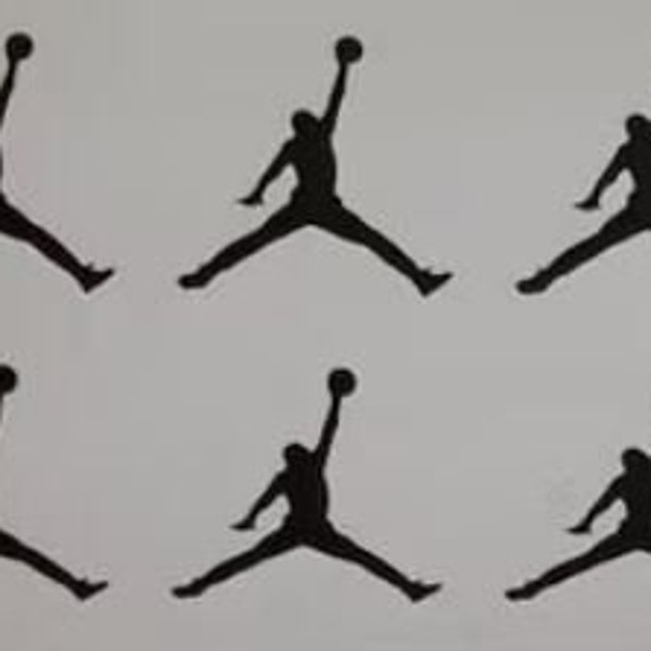 Jump man IRON ON decals,  decals for clothing ,heat transfer applique for clothing shirt pants