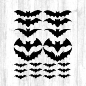 Juego de calcomanías de murciélagos para Halloween, calcomanías de Halloween, pegatinas para fiesta de Halloween