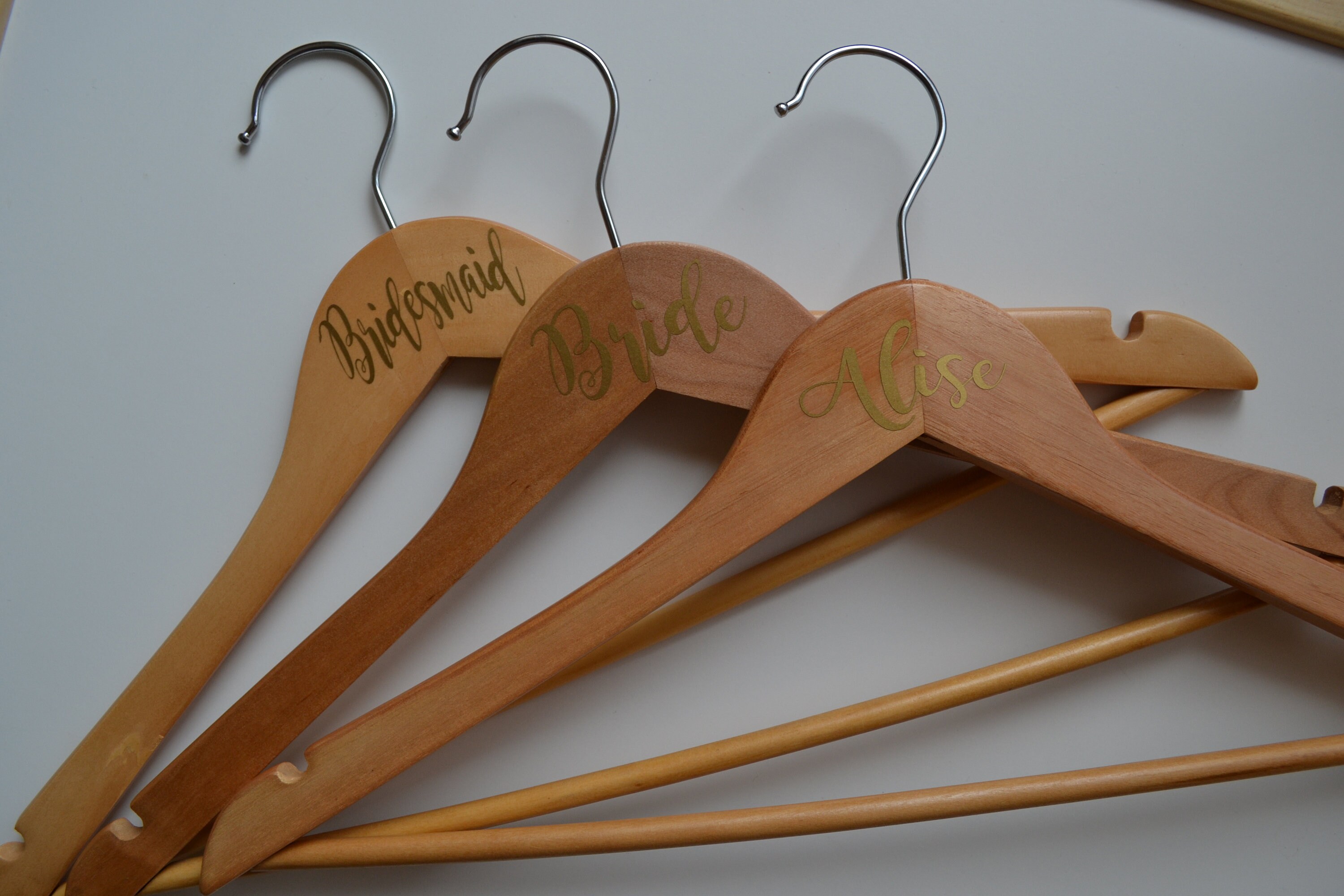 Custom name decals for Wood Hanger Wood Hanger Decals Etsy