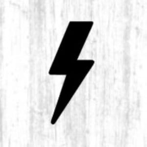 Set of 20 Lightning Bolt Decals, Thunder decals, Bolt Vinyl Decal,Flash Stickers