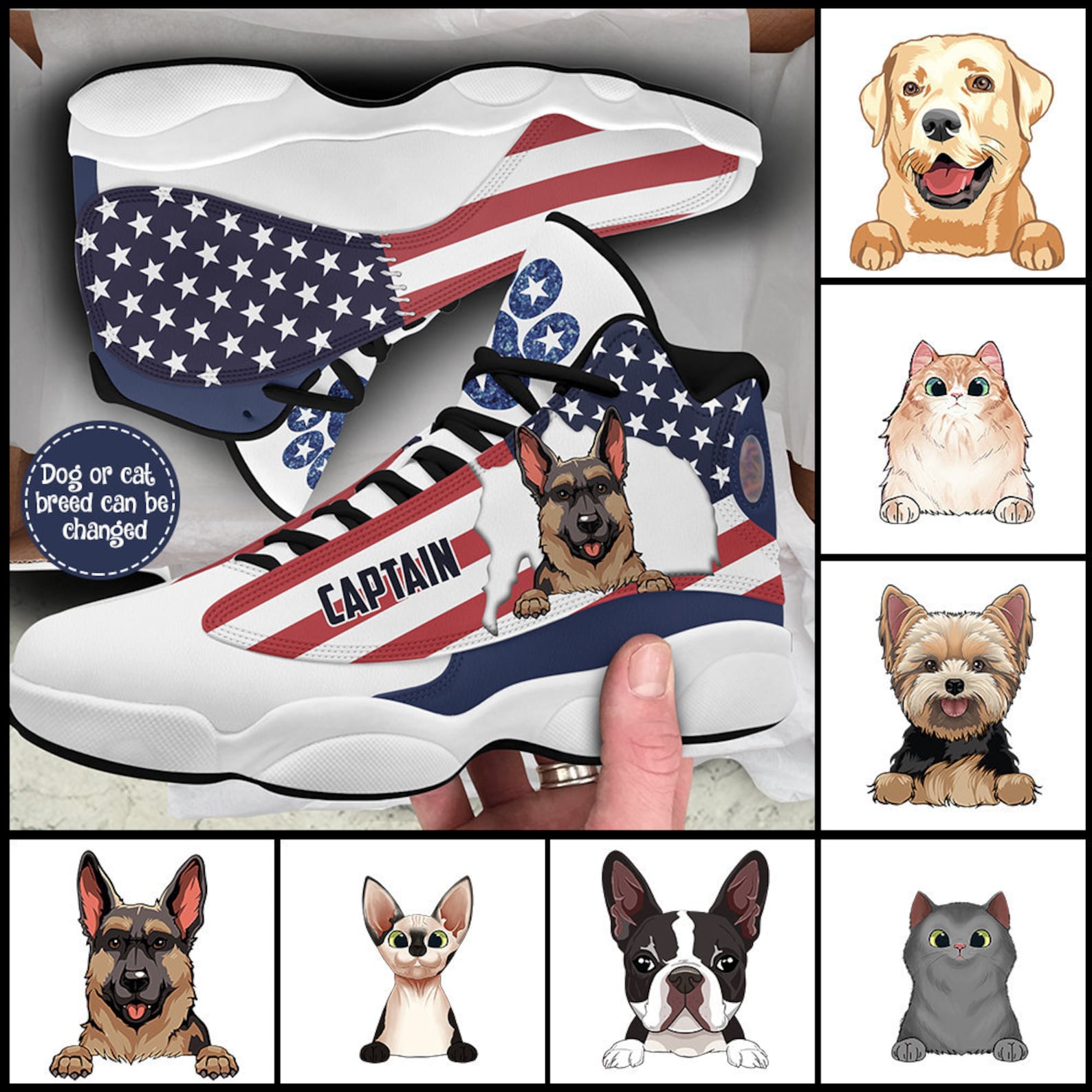 custom dog shoes
