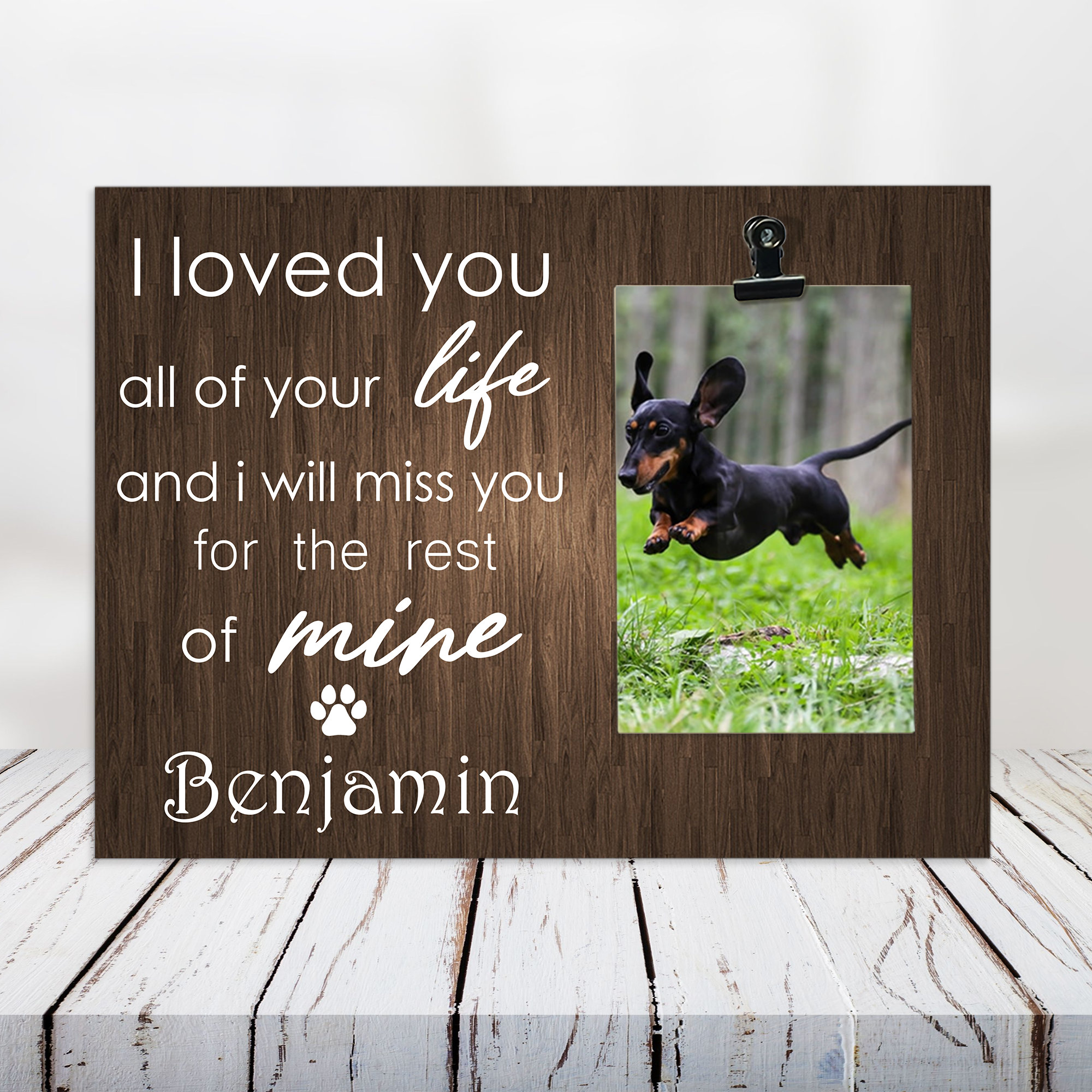 Gedenkrahmen für Hunde In Memory of Dog Erinnerung an Hund Etsy