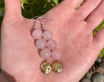 Rose quartz Earrings