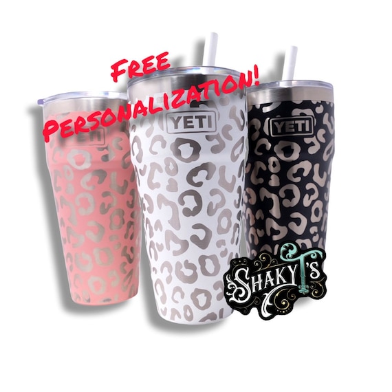 26oz Custom Engraved YETI Stackable Tumbler with Straw Lid